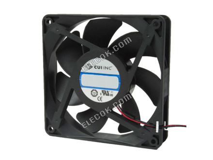 CUI CFM-A225-43-11 DC Fans DCFan126.89CFM11.04W 48V 120x120mm AR/RD