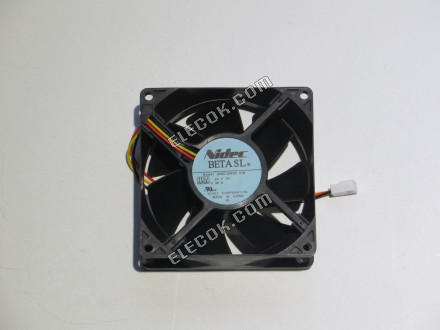 NIDEC D09C-24PS5 01B 24V 0,36A 3 fili Ventola Di Raffreddamento 