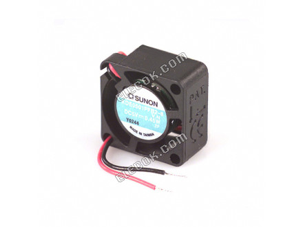 KDE0501PFB2-8.N 2 V Sunon FAN AXIAL 20X10MM BALL 5VDC WIRE 2 Wire Leads 