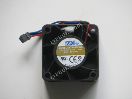 AVC DBTA0428B2S 12V 0.73A 3wires cooling fan 