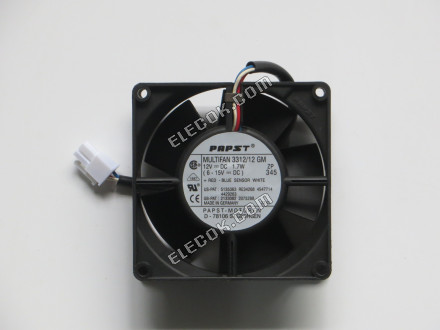 PAPST MULTIFAN 3312/12GM 12v 1.7W 9032 3wires 