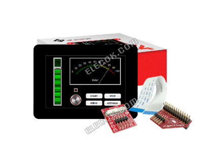 GEN4-ULCD-35D-CLB-PI 4D Systems Pty Ltd Graphic LCD-display Modul Transmissiv Rød, Grøn, Blå RGB TFT - Farvet Parallel Grænseflade/Serial 3,5" 88.90mm 480 x 320 HVGA 
