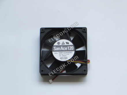 Sanyo 109P1224H4D01 24V 0.24A 3wires cooling Used 