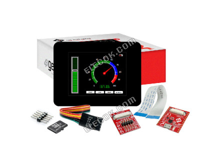 SK-GEN4-32DCT-CLB 4D Systems Pty Ltd Capacitive Graphic Lcd Display Module Transmissive Red, Green, Blue RGB TFT - Color I²C, SPI, TTL 3.2" 81.28mm 240 x 320 