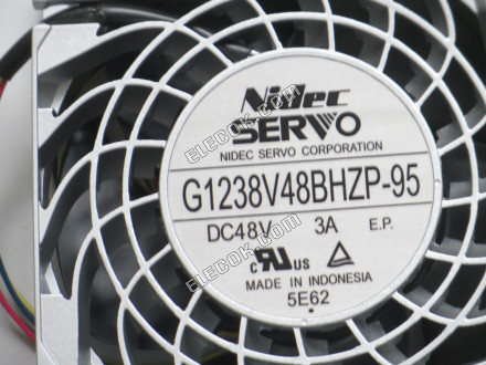 SERVO G1238V48BHZP-95 48V 3A 4wires Cooling Fan