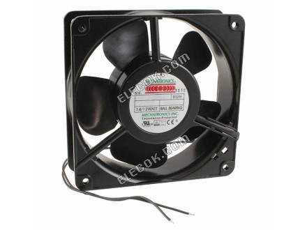 UF12A12-BWSLR Mechatronics FAN AXIAL 120X38MM 115VAC WIRE 2 Wire Leads 