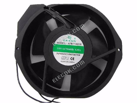 LX-FAN AFB173811H 110V 0.35A 2wires cooling fan 