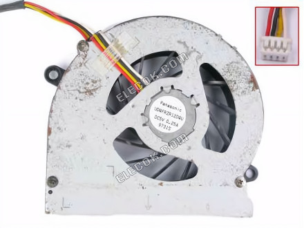 Panasonic UDQFRZR12DQU Ventilador De Refrigeración w110x4x4, 5V 0,25A, Bare ventilador 4-pin 