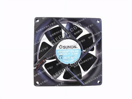 SUNON KD1209PTB2-6B Server - Quadrat Lüfter, sq92x92x25mm, w30x2x2, DC 12V 2,2W 2 drähte 