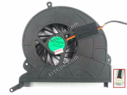 ADDA AB9812HX-CB3 διακομιστής - φυσητήρας ανεμιστήρας ZN1, 12V 0.30A 3 αγωγών 
