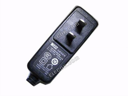 マスパワーEEF1200100C1BA AC Adapter 5V-12V 12V 1A, 5.5/2.1mm, US 2P 