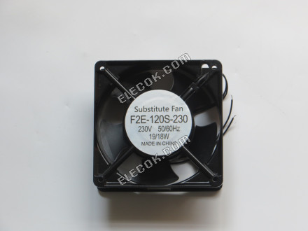 LEIPOLE F2E-120S-230 230V 50/60hz 0.12/0.14A 19/18W 2wires Cooling Fan, substitute 