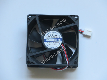 JAMICON JF0825S2HS-R 24V 0.15A 3線冷却ファン
