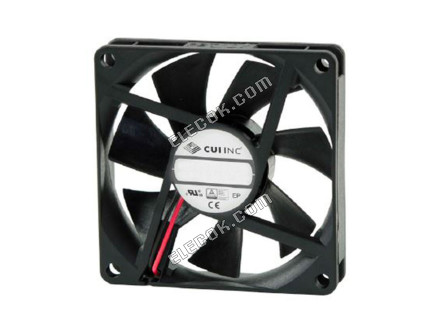 CFM-7020V-232-330 CUI, Inc. VENTILATOR AXIAL 70X20MM 24VDC DRAAD 2 Draad Aansluitdraden 