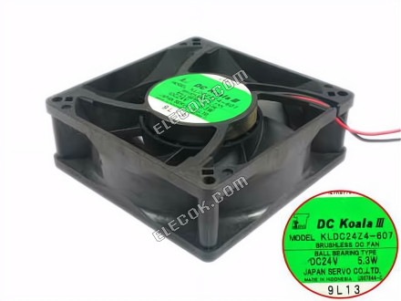 SERVO KLDC24Z4-607 24V 5,3W 2 kablar Kylfläkt 