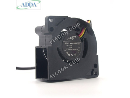 ADDA AB5012MX-C03 5020 5cm 12V 0,12A Turbo Wentylator Chłodzący 3wire 3-pin HYPRO 