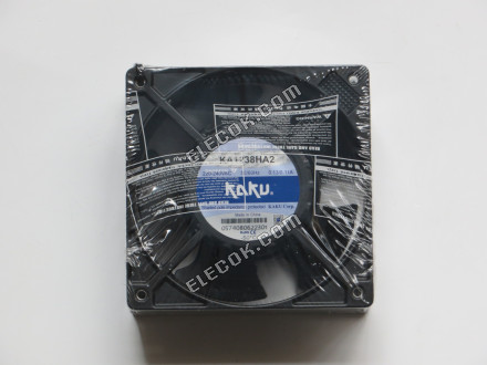 KAKU KA1238HA2 220-240V 50/60HZ 0,13/0,11A Kylfläkt med kullager, 2 kablar anslutning 