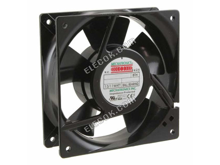 UF12B12-BWLR Mechatronics FAN AXIAL 120X38MM 115VAC WIRE 2 Wire Leads 
