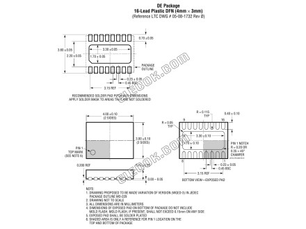 LT3029EDE#TRPBF Analog Devices LDO Linear Regulators - 1 Reel (2500 pcs)