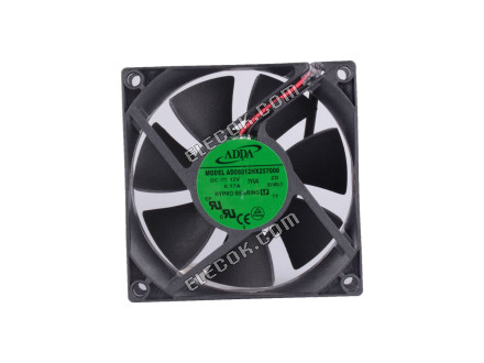 AD0812HX257000 ADDA 8025 DC12V CPU ανεμιστήρας 