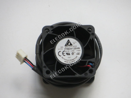 DELTA FFB0412SHN-7X56 12V 0.60 A 3wires Cooling Fan 