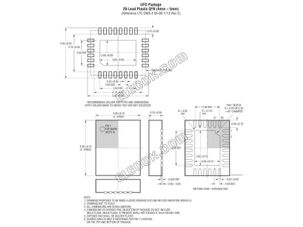 LT3496EUFD#TRPBF Analog Devices LED Drivers - 1 Reel (2500 pcs)