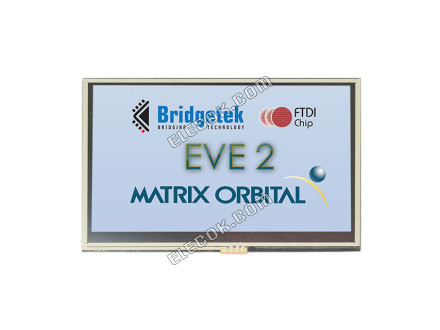 EVE2-43A-BLM-TPR Matrix Orbital DISPLAY LCD TFT TOUCH RES 4.3" E display panel 