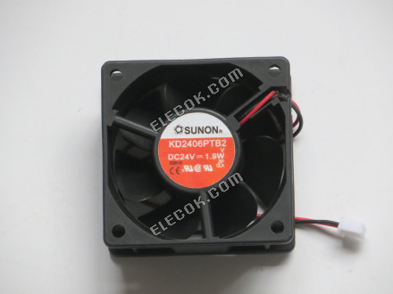 Sunon KD2406PTB2 24V 1.9W 2wires Cooling Fan 