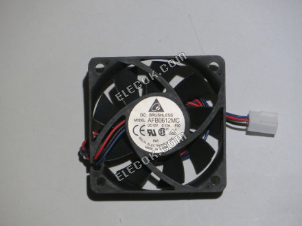 DELTA 6015 AFB0612MC -F00 12V 0.17A 3wires cooling fan 