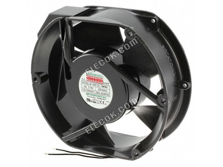 UF15KC23-BWHNR Mechatronics VENTILATEUR AXIAL 172X55MM 230VAC FIL 4 Fil Fils / Sorties 