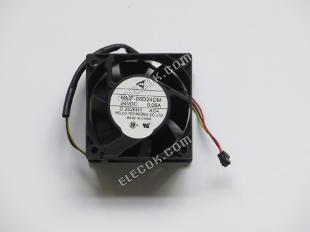 Mitsubishi MMF-06D24DM-AC4 24V 0,06A 3 ledninger Køleventilator 