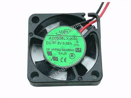 ADDA AD0205LX-G50 Server - Square Fan G, TX, DC5V 0.10A 2-wire 