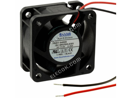 Qualtek FAD1-04020CHAW11 12V 0,04A 0,48W 2 fils Ventilateur De Refroidissement 