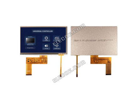 NHD-7.0-800480EF-ATXL#-T Newhaven Display TFT Displays &amp; Accessories 7.0 LCD TFT w/ 40pin res touch view 12 