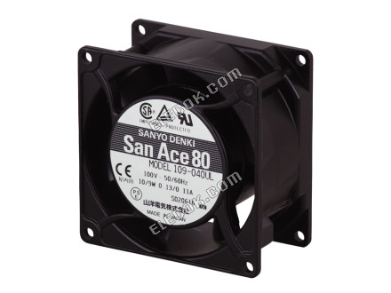 Sanyo 109-033UL 115V Cooling Fan 