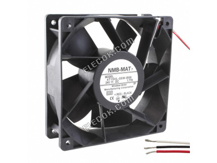 NMB 4715VL-05W-B89-E00 24V 1.48A 35.5W 3wires Cooling Fan 