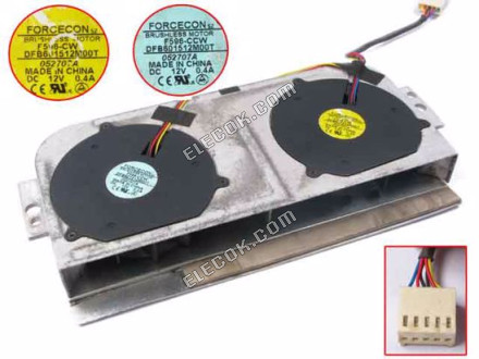 Forcecon DFB601512M00T Server - Blower Fan F596-CCW, bw180x85x20 ...