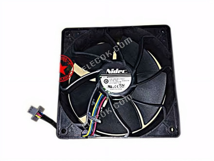 Nidec V12E12BS2B5-07A021 12V 3.3A 4wires Cooling Fan 