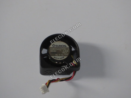 Sunon KDE0502PFB2-8 5V 0.12A 0.6W 3wires Cooling Fan 