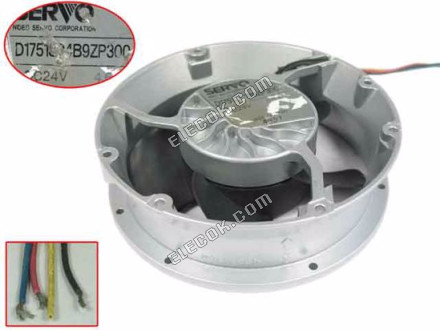 SERVO D1751S24B9ZP300 24V 4.6A SERVO Fan 
