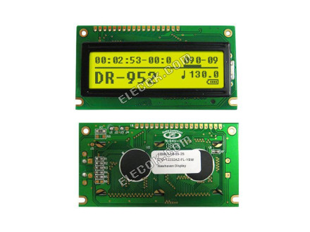 NHD-12232AZ-FL-YBW Newhaven Display LCD Graphic Display Module 122 x 32 STN-Y/G 84.0 x 44.0