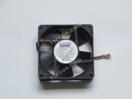 E1225E12B2-FSR WS-INV-L18 Mechatronics VENTILADOR AXIAL 120X25MM 12VDC 0.580A 3 Cable 