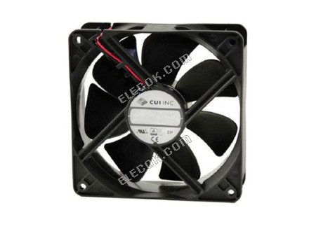 CFM-A238V-131-480 CUI, Inc. FLäKT AXIAL 120X38MM 12VDC LEDNING 2 Ledning Anslutningar 