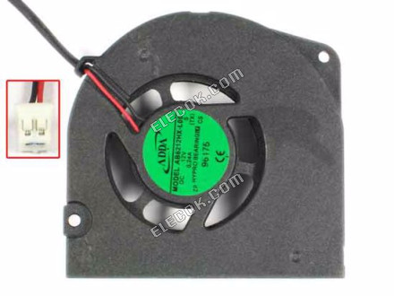 ADDA AB6212HX-L00 12V 0.24A 2wires Cooling Fan 