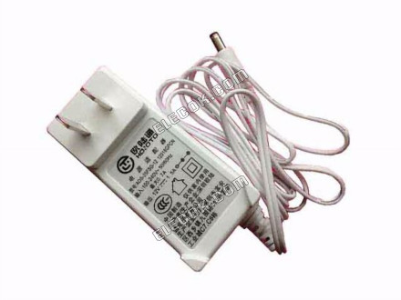 HOIOTO ADS-25FSG-12 VäXELSTRöM Adapter 5V-12V 12V 1,5A, 5,5/2.1mm, US 2P Kontakt 