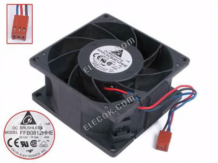 DELTA FFB0812HHE 12V 0.3A 2.4W 냉각 팬 