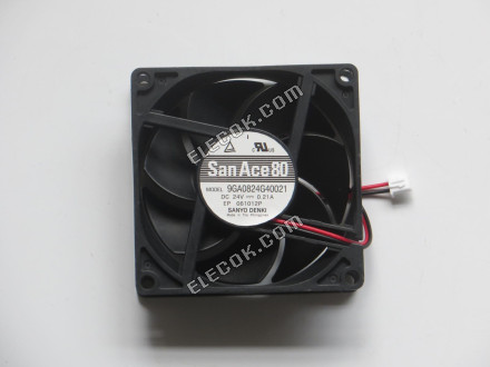 Sanyo Denki 9GA0824G40021 24V 0,21A 2 fili Ventola 