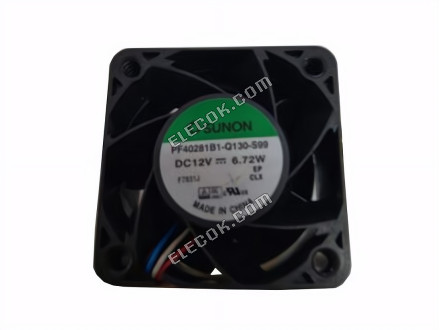 SUNON PF40281B1-Q130-S99 Server-square Fan PF40281B1-Q130-S99 3-wire 