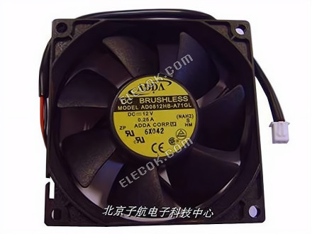 ADDA AD0812HB-A71GL 12V 0.25A 2wires Cooling Fan 