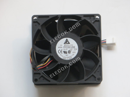DELTA FFC0912DE 12V 1,5A 4 przewody Wentylator Chłodzący 